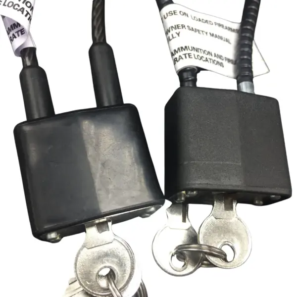 Heavy-Duty Steel Cable Gun Lock with Key