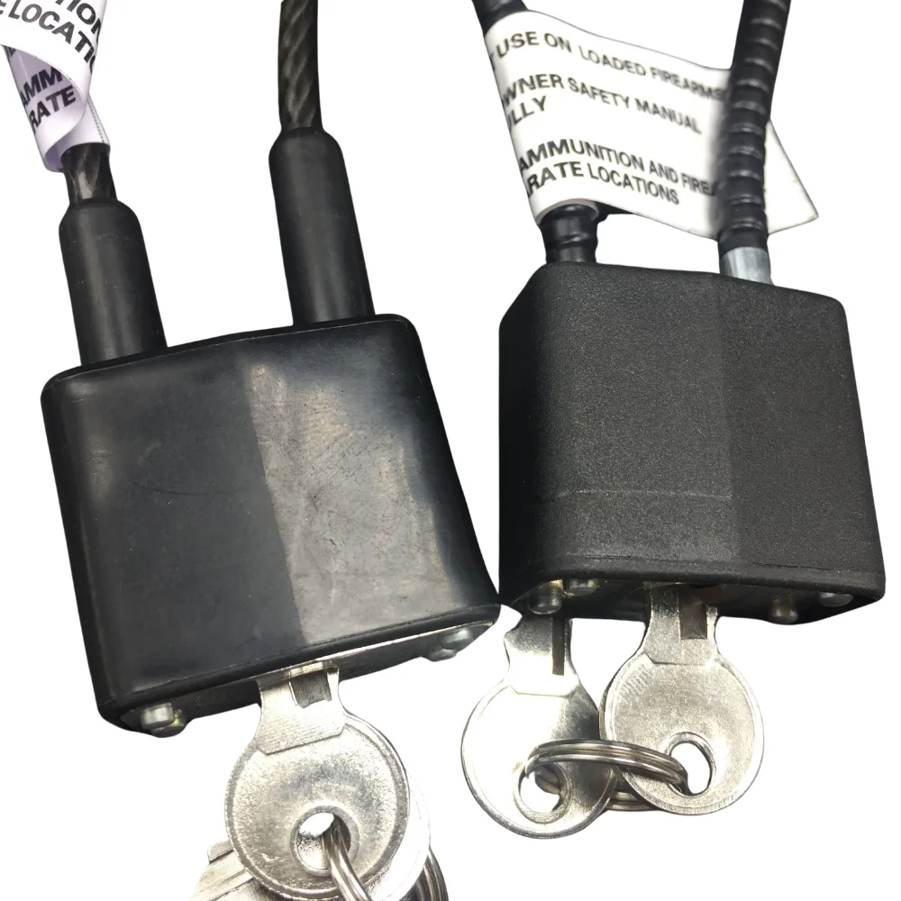 Heavy-Duty Steel Cable Gun Lock with Key - Image 5