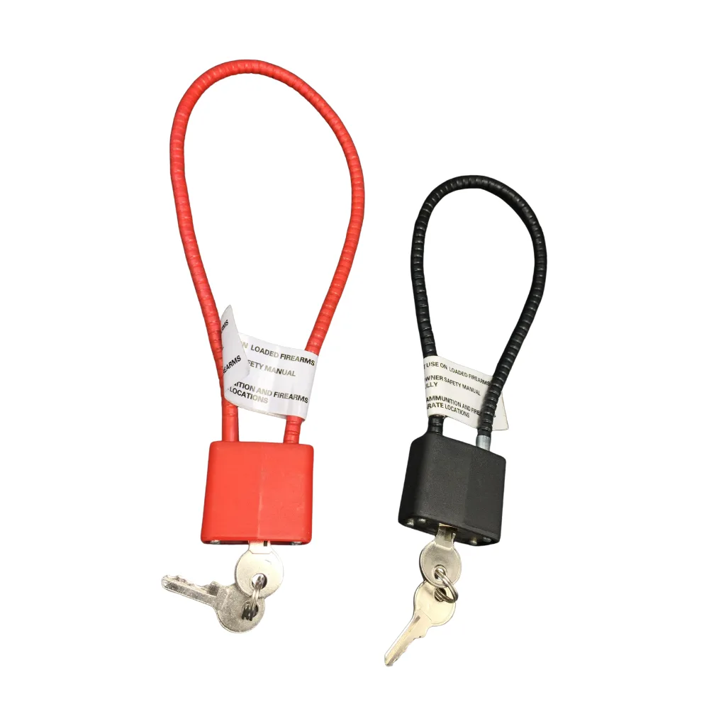 Heavy-Duty Steel Cable Gun Lock with Key - Image 4