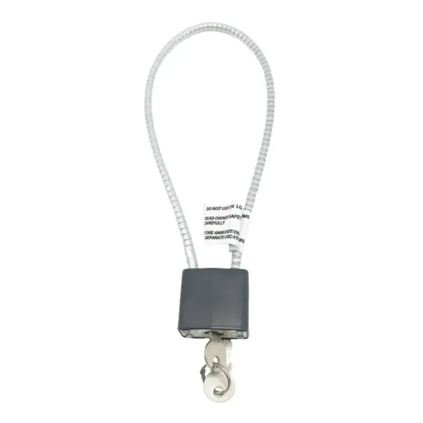 Heavy-Duty Steel Cable Gun Lock with Key