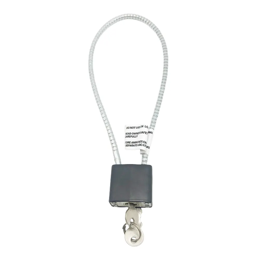 Heavy-Duty Steel Cable Gun Lock with Key - Image 11