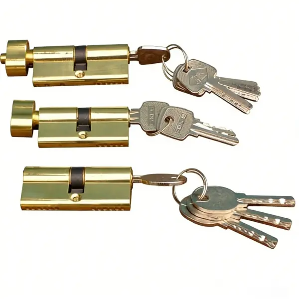 New Style Euro Cylinder Door Lock Brass Euro Profile Cylinder