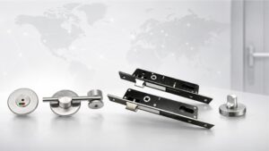 High-quality ANLI LOCK door lock components including latch, strike plate, and lock mechanism for security and durability.