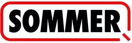 ANLI LOCK Sommer logo with bold black text and red outline on a white background, representing the brand's focus on high-quality locks and security solutions.