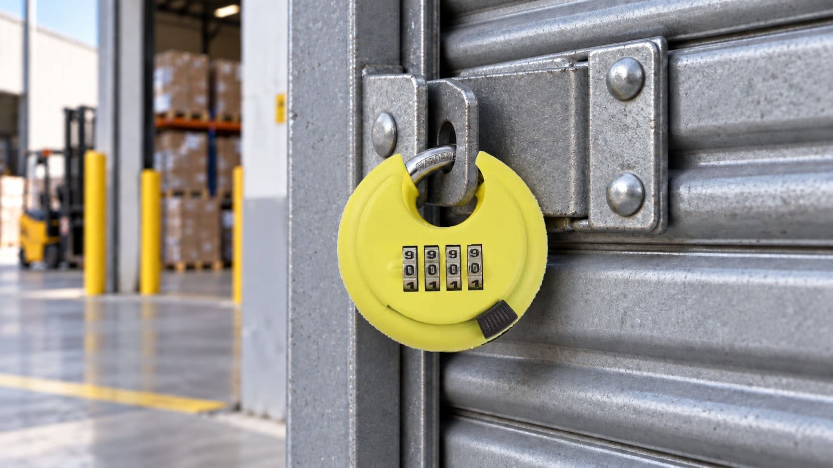 Durable Anti-Cutting Zinc Alloy Cycle Padlock